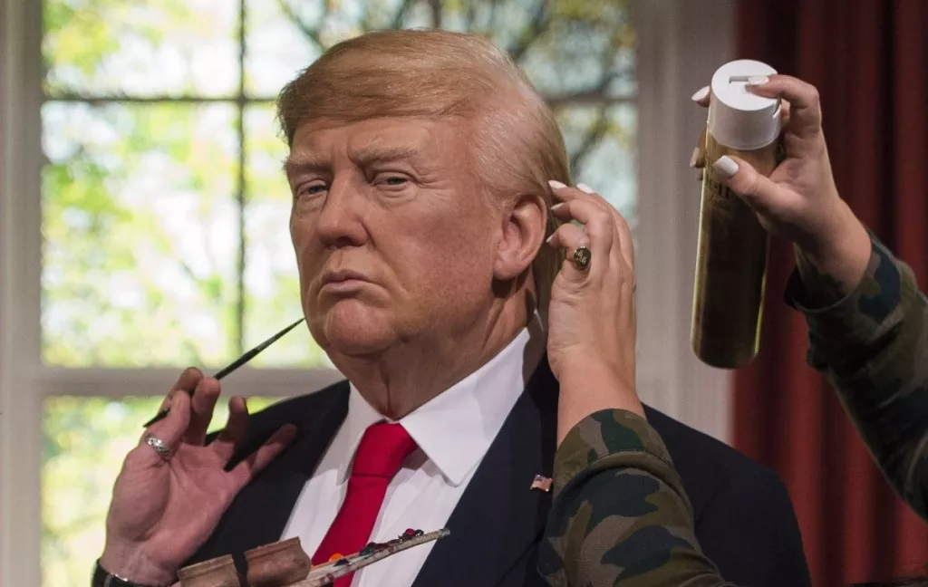 Wax figure of US President-elect Donald Trump unveiled at Madame Tussauds in London