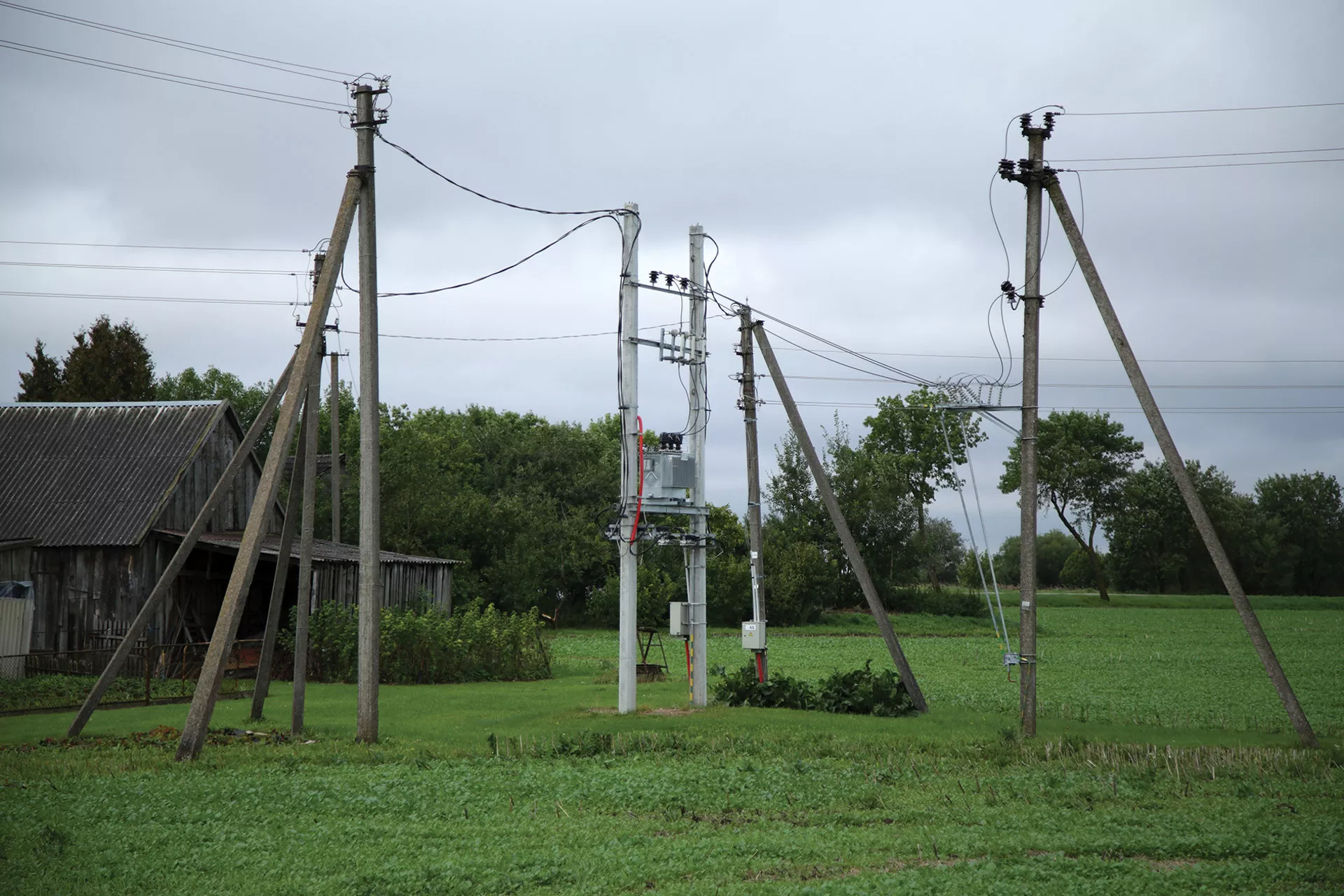 ESO atstovai tikino suprantantys, kad oro linijos nepuošia kraštovaizdžio ir sukelia nepatogumų, tačiau jie esą taip padeda užtikrinti visuomeninį interesą – mums visiems taip reikalingą energijos tiekimą./ G. Minelgaitės nuotr.