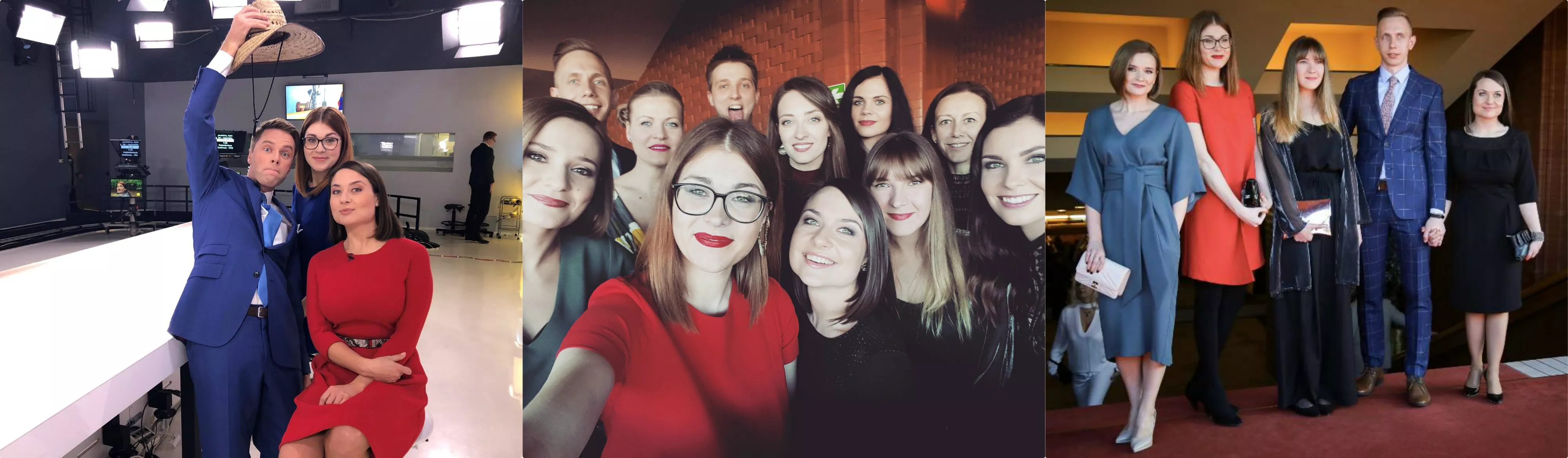 „Man labai malonu dirbti LRT televizijoje, nes čia dirba labai kieti žmonės, iš kurių gali daug ko pasimokyti“, – sako A. Avižiūtė. Asmeninio archyvo nuotr.