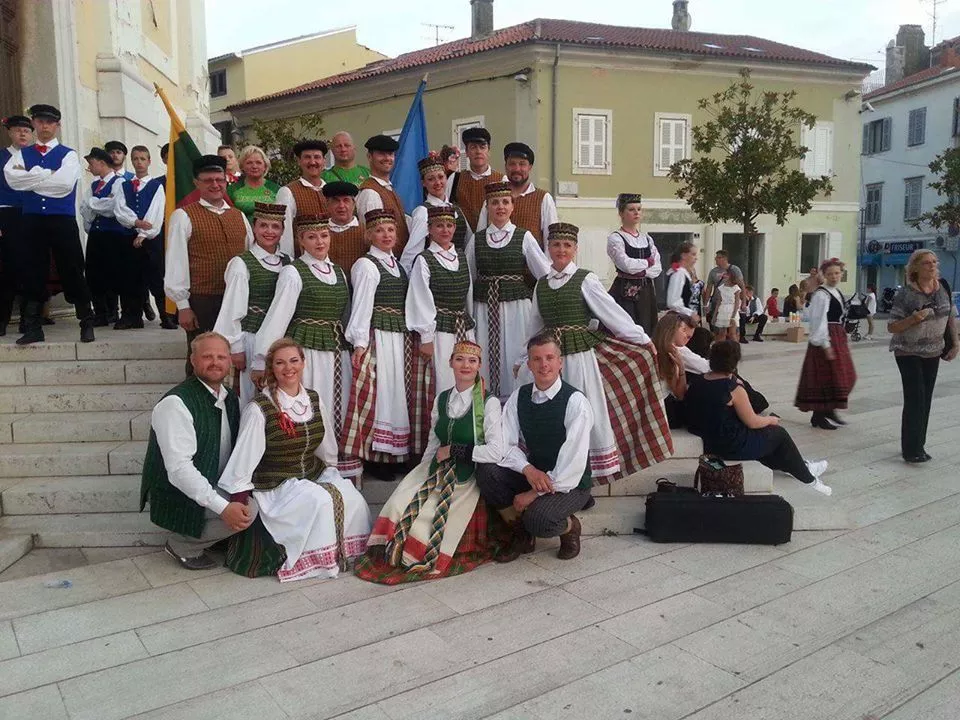 Akimirka iš kelionės iš folkloro festivalius. Asmeninio archyvo nuotr. 