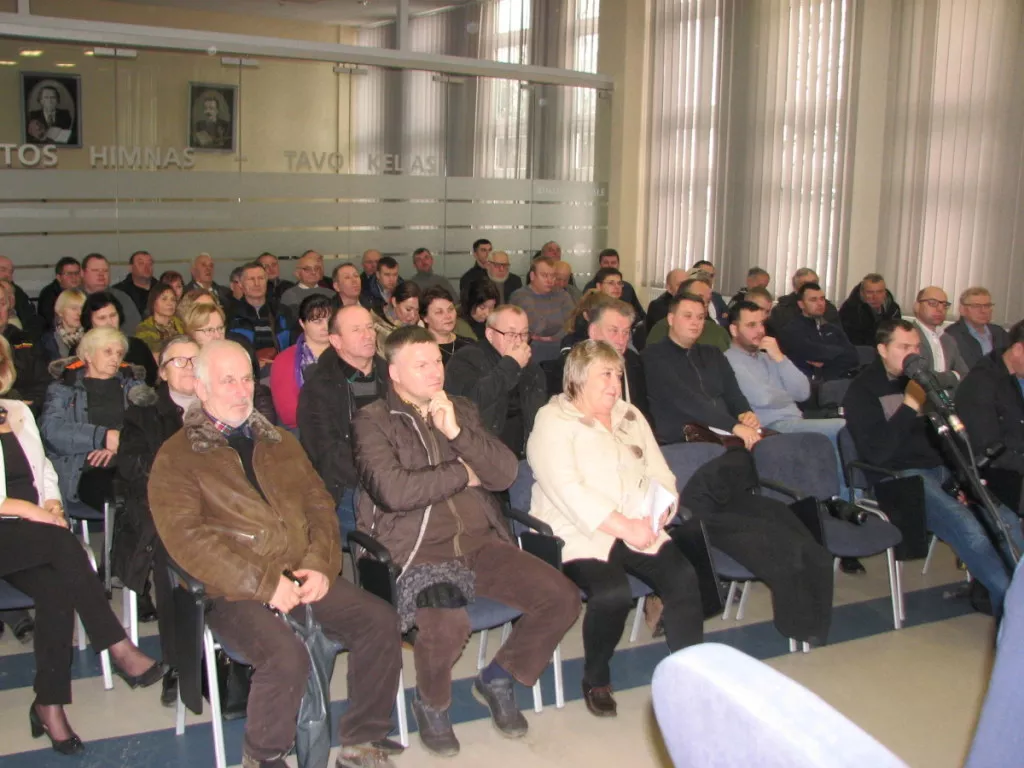 Ūkininkai klausėsi