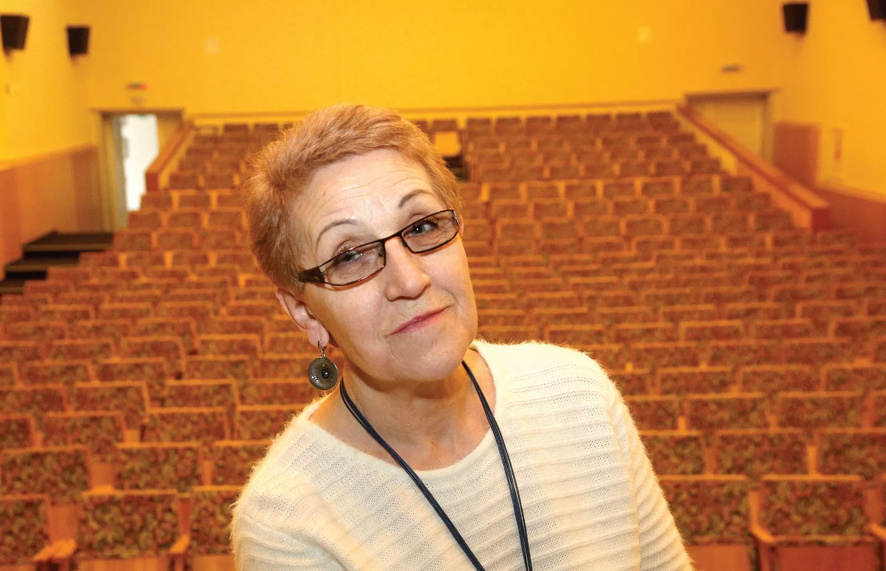 Kultūros premijos laureatė  poetė, režisierė Genovaitė Gustytė visą gyvenimą siekė mokytis, tobulėti. Šiuo metu studijuoja Rašytojų akademijoje. A. Barzdžiaus nuotr.