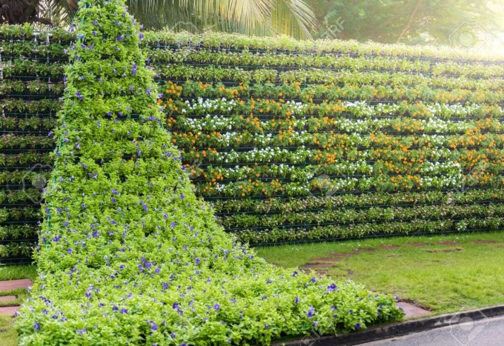 flower wall vertical garden