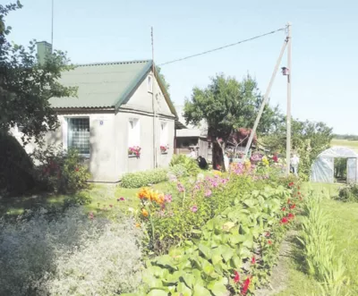 O. Palevičienės sodyboje gėlynams vietos negailima.