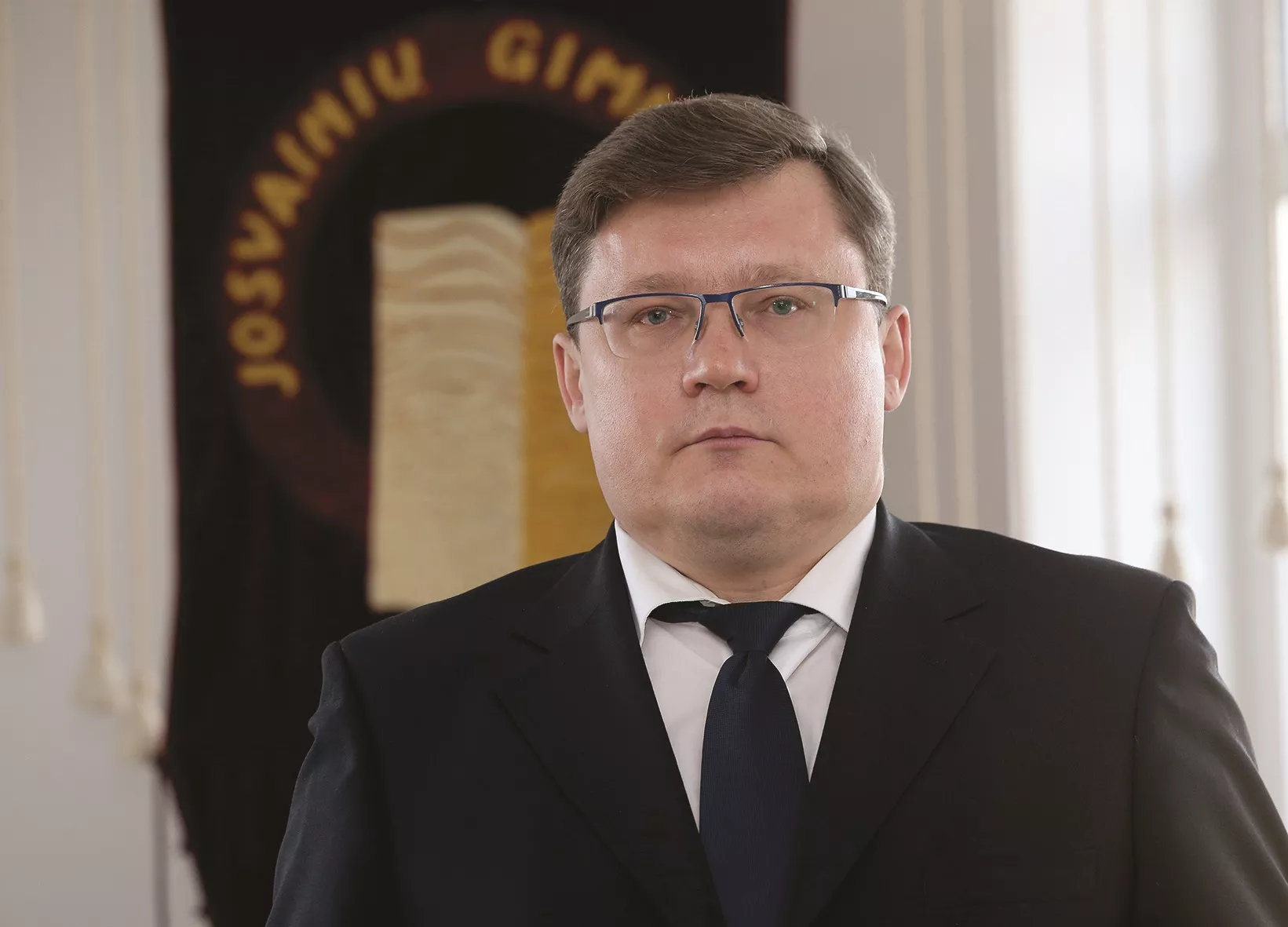 Josvainių gimnazijos direktorius Ramūnas Zigmantavičius prisipažino, kad apie nemaitinamus darželinukus gimnazijos skyriuose – Pernaravoje ir Skaistgiriuose – pranešė įpykę tėvai./Giedrės Minelgaitės-Dautorės nuotr.