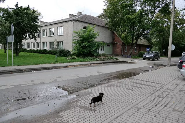 Jau 4 metus nebeveikia Drevernos pagrindinė mokykla, netvarkomas pastatas nyksta.